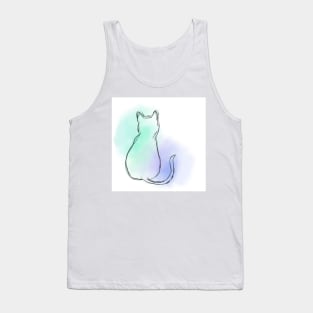 Colourful Cat Tank Top